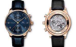 Blue Leather Strap Copy IWC