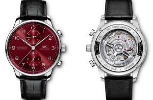 Burgundy Dial Fake IWC