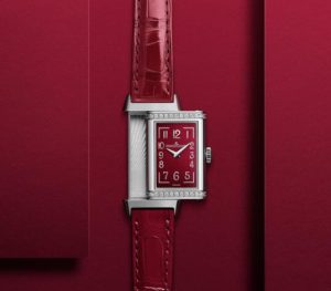 Burgundy Leather Strap Replica Jaeger-LeCoultre