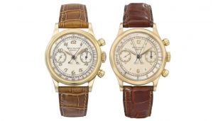 Duke-Ellingtons-fake-Patek-Philippe-Ref.-1563-on-the-left-and-Jean-Claude-Bivers-on-the-right