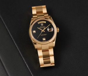 UK Top Replica Rolex Day-Date Onyx Dial Ref. 118208 Watches