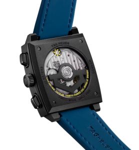 High Quality Swiss TAG Heuer Dark Blue Skeleton Monaco Replica Watches