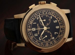 UK Top Fake Patek Philippe Complications Chronograph Yellow Gold Mens Watches 5070J