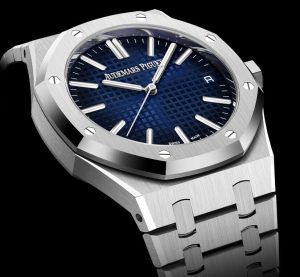 UK Top Smoked Blue Audemars Piguet Royal Oak 41MM Replica Watches